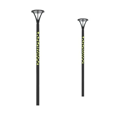 Dekorativer RGB-Landschaftslichtmast aus Aluminium